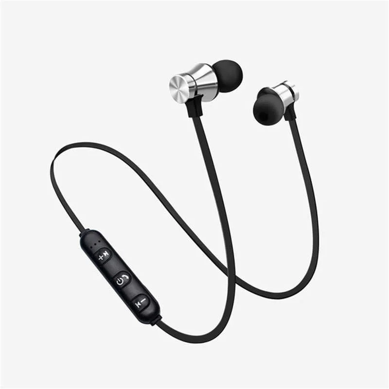 

Sports Magnet Stereo Bluetooth Earphone With HD Mic Wireless Sport Headset Earbuds For
