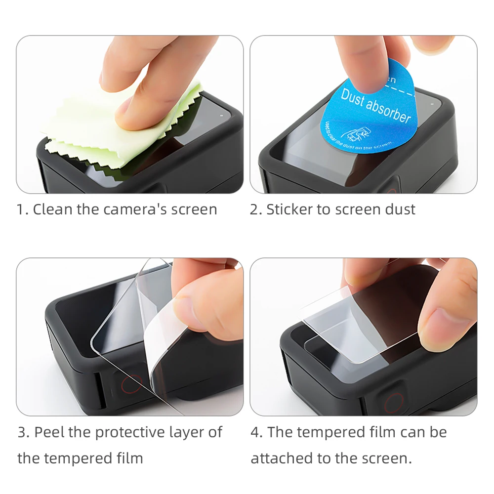 2 комплекта защитная пленка из закаленного стекла для спортивной экшн камеры GoPro