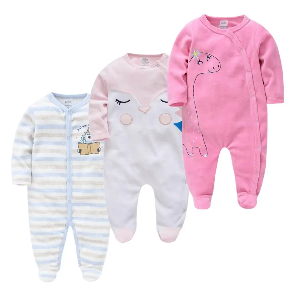 

Christmas Baby Jumpsuit For Girl Clothing Cartoon New Born Baby Clothes One Pieces Footies Fleece Newborn Overall Costume 0-12M