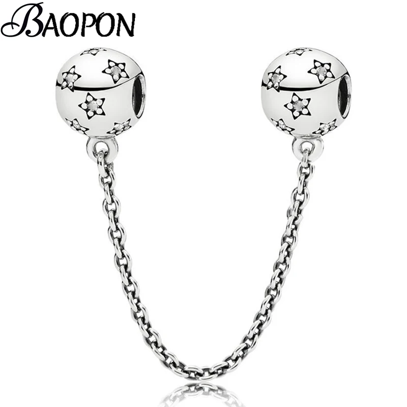 Цветные хрустальные бусины BAOPON безопасная цепочка стразы подходит для 3 мм Шарм