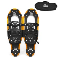 Зимняя обувь для женщин и мужчин; противоскользящая обувь для альпинизма из алюминия; зимняя обувь для прогулок; зимняя обувь с регулируемыми застежками; сумка для переноски