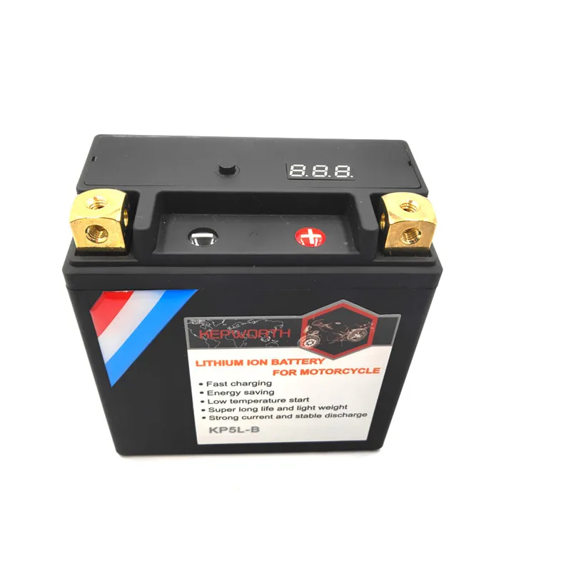 KP5L-B литиевая железная мотоциклетная батарея BMS 12 В 5Ah CCA 180A LiFePO4 батарея стартер с защитой от напряжения