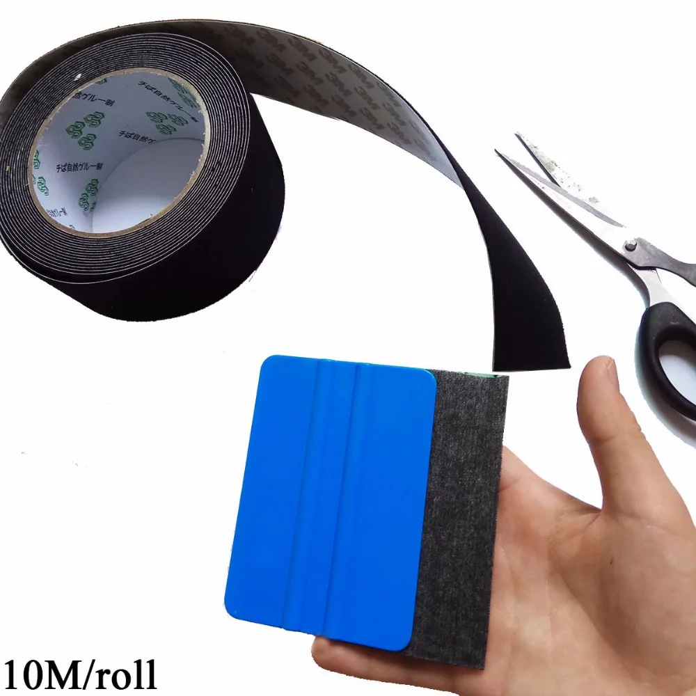 CNGZSY автомобиля инструменты для чистки Обёрточная бумага Ракель войлок 10 м/рулон 4