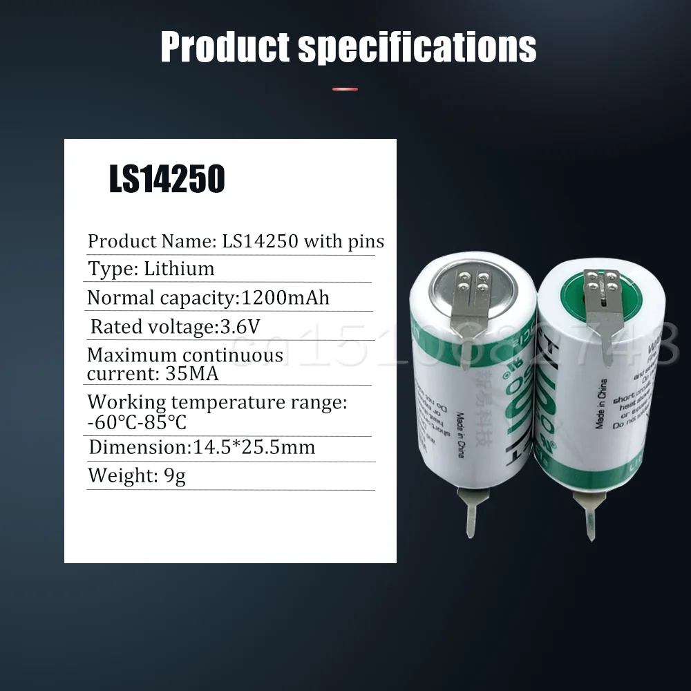 1 шт./лот новый оригинальный SAFT LS 14250 LS14250 3 6 V 1/2 AA 1/2AA Первичная батарея ПЛК литиевая