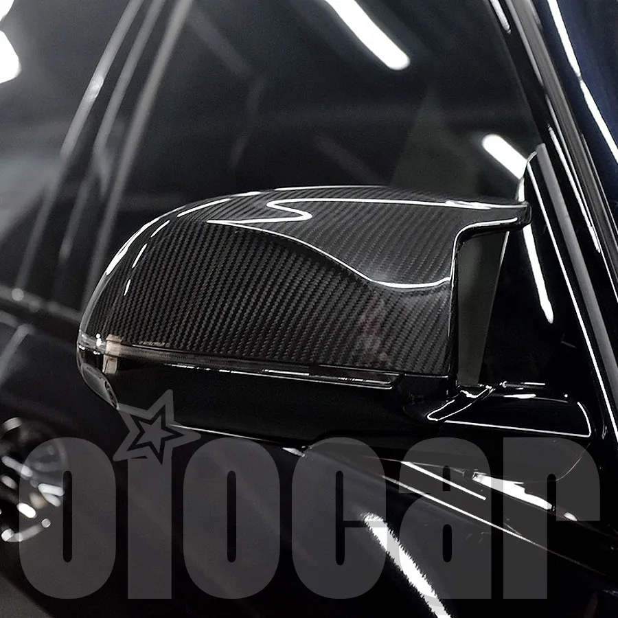 Высококачественный зеркальный чехол oiomotors из сухого углеродного волокна для BMW F97