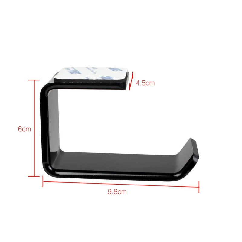 durable 2Pcs L-shaped headphone hook stylish decorative holder wall-mounted accessories bracket |