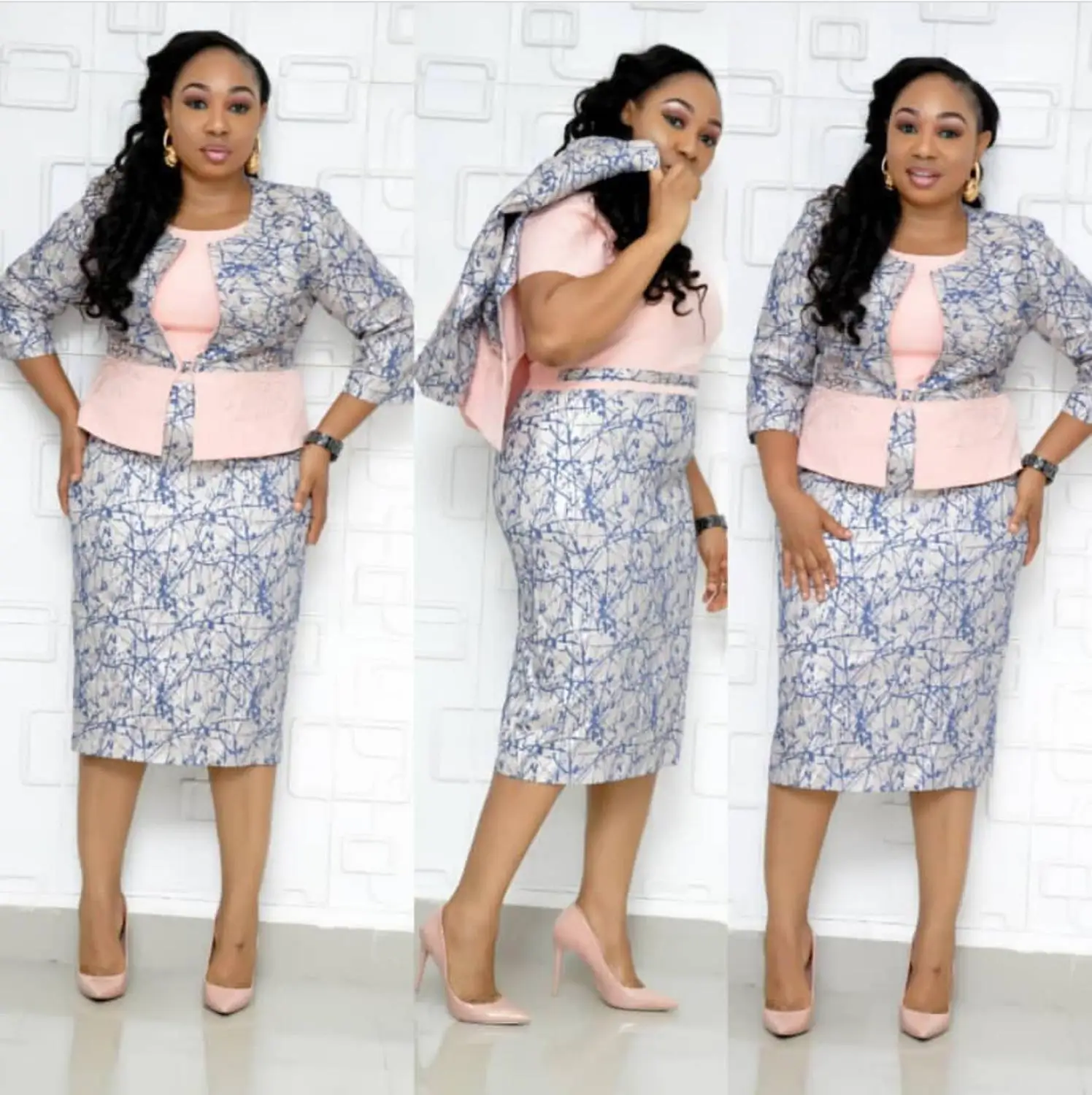 Осенний Женский комплект из двух предметов топ с рукавом семь восьми