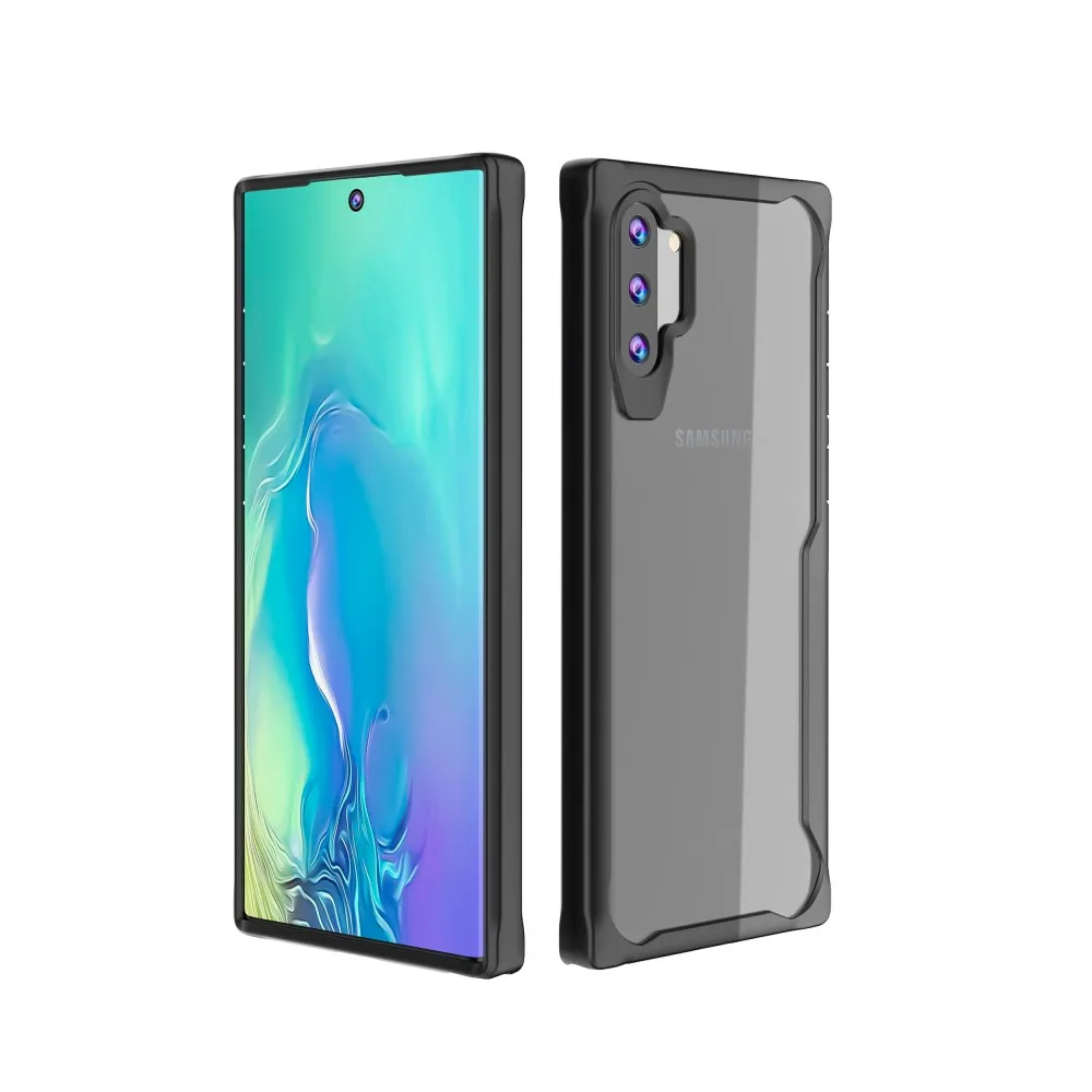 Для samsung Galaxy Note 10 Чехол прозрачный Броня чехол для samsung Note 10 Plus Pro Чехол акриловые аксессуары для TPU(XS0409