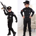 Классный костюм для косплея для выступления, карнавальвечерние, Хэллоуина, для детей, спецназ, полицейский, для мальчиков и девочек, аниме одежда