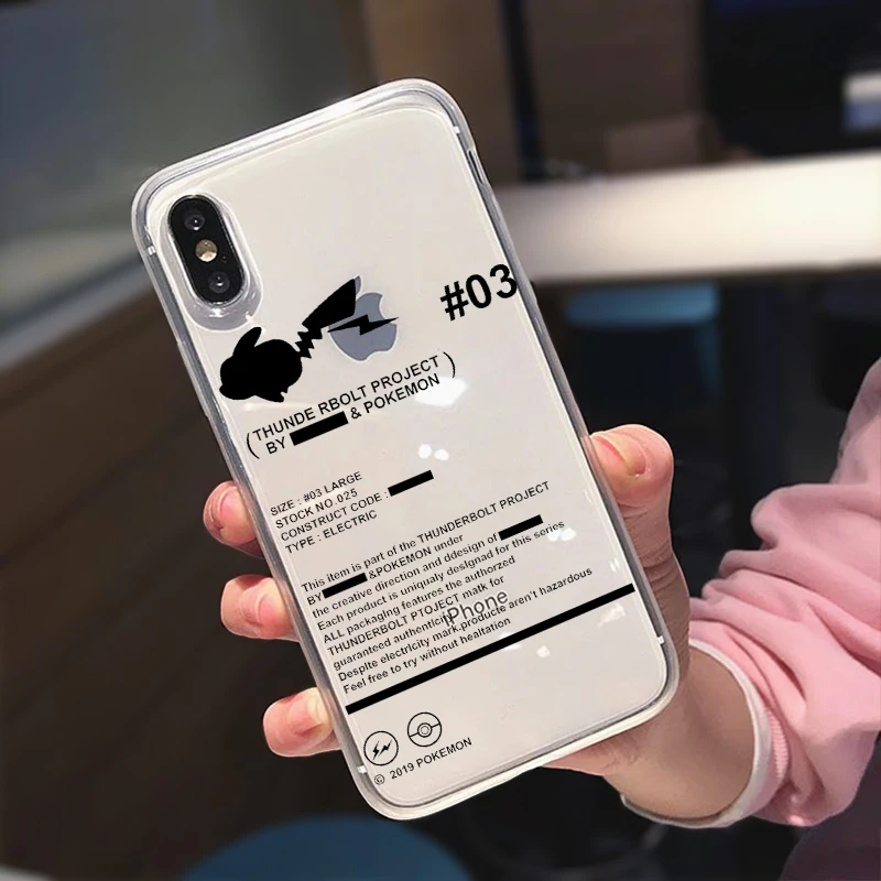 Забавный Милый Карманный Мягкий силиконовый чехол elf Pikachue для iPhone 5s Se 6 6s 7 8 Plus X XR XS