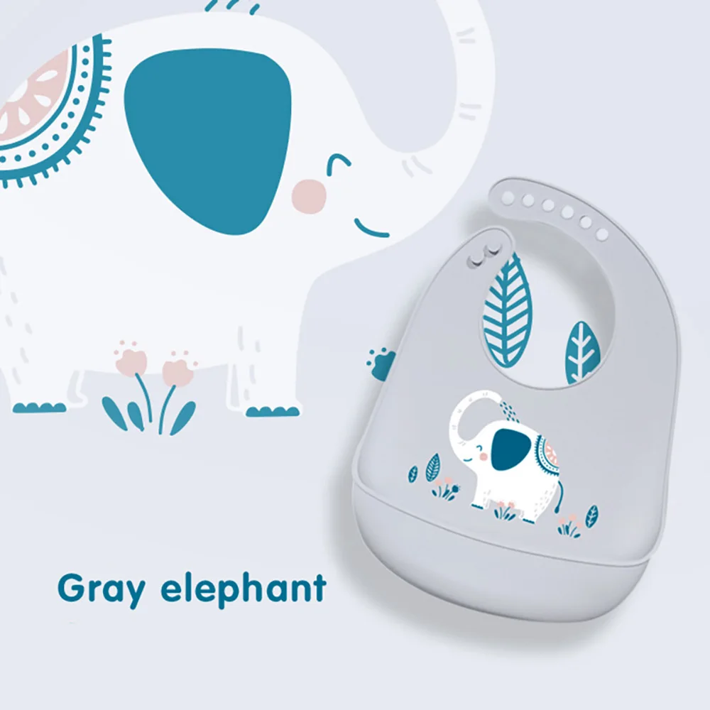 Силиконовые детские нагрудники детский мультяшный водонепроницаемый нагрудник