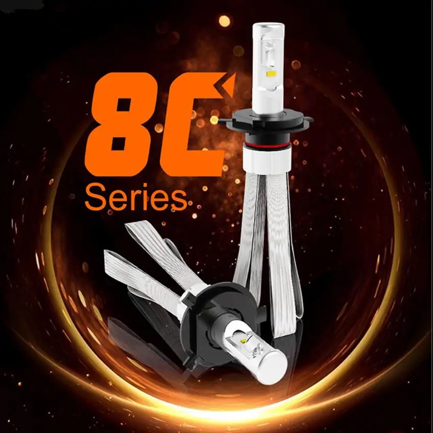 

2pcs LED Headlights CSP 40W 5600LM H4 H7 H11 9007 9005 9006 H1 D1S D3S H15 880 9012 H16 Car LED Headlight Bulb Auto Front Lamp