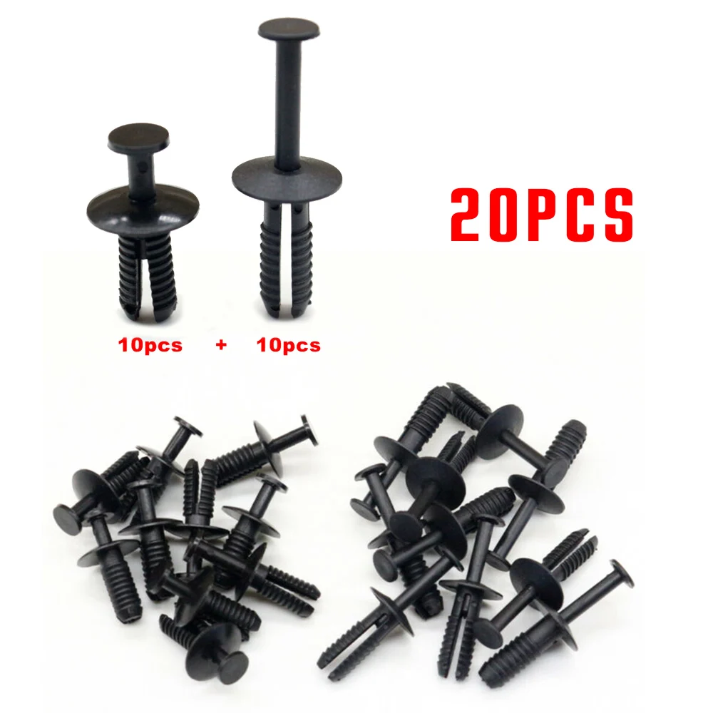 

New Durable Clips Accessory Black Expanding Rivet For BMW E30 E39 E46 E53 E60 Parts Plastic Push-Type Retainer