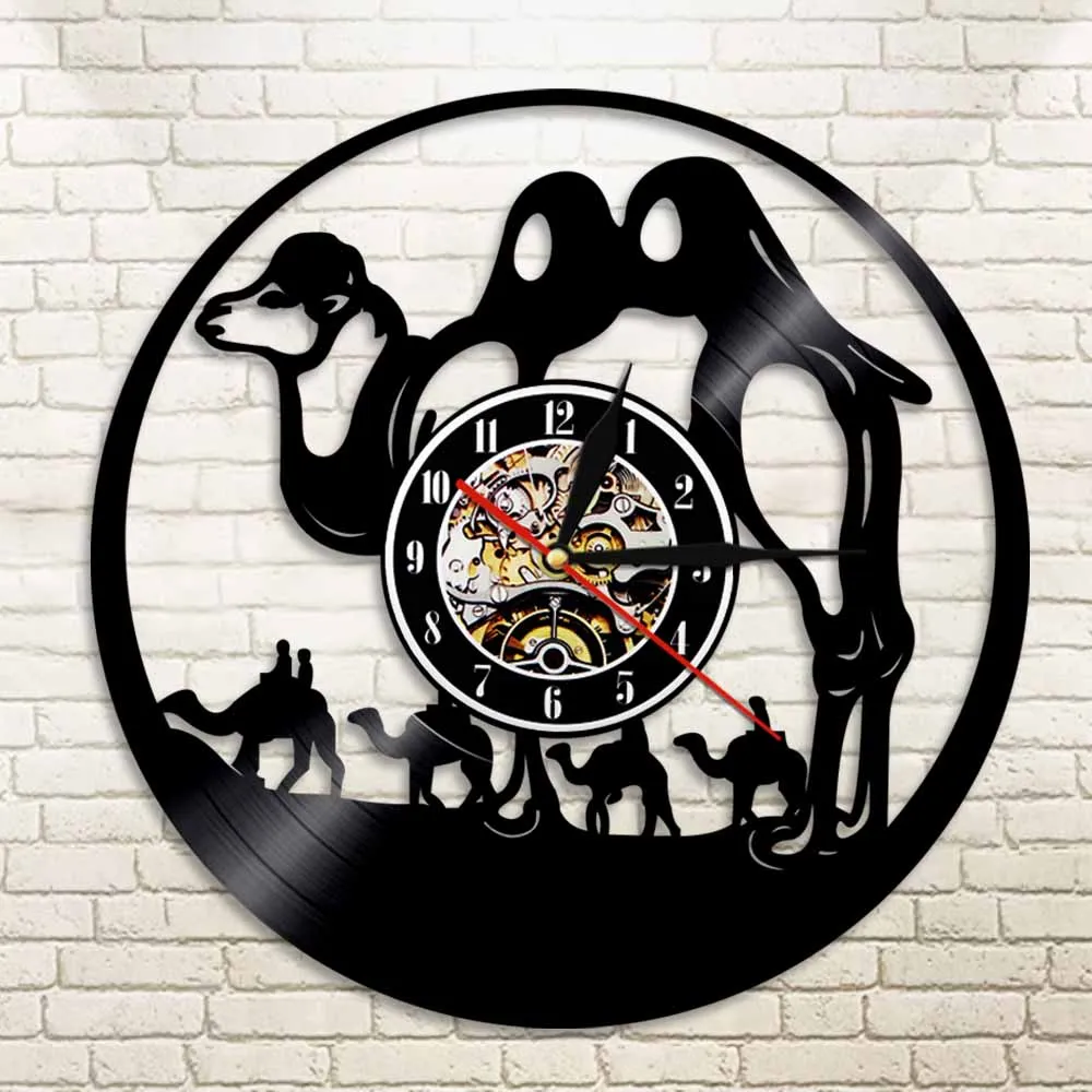 Настенные часы Camelcade виниловые для записи в виде дезертов и животных настенные