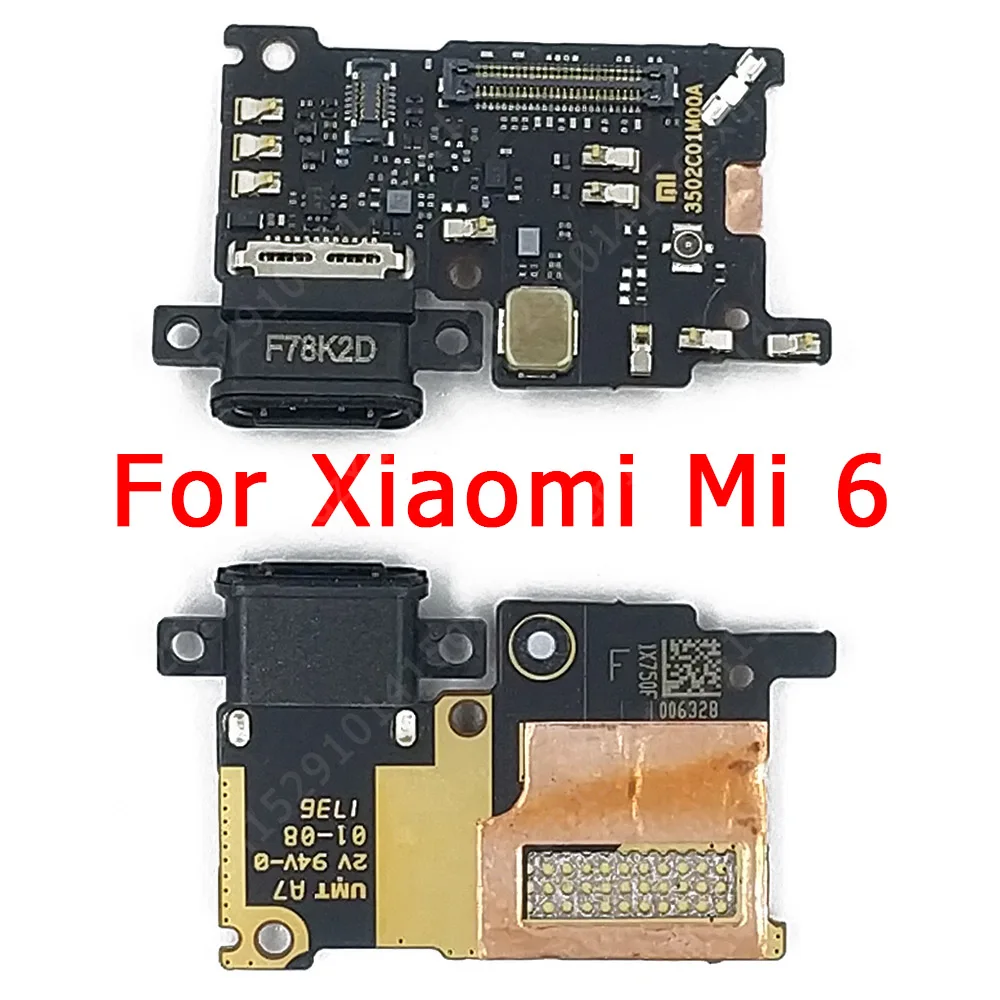 

Original Charging Port For Xiaomi Mi 5 5s 6 Mi5 Mi5s Charge Board Flex Cable USB Plug PCB Dock Connector Replacement Spare Parts