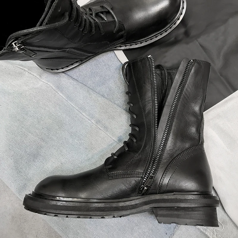 2019 ботильоны из бордовой кожи в стиле ретро ботинки на низком каблуке с круглым