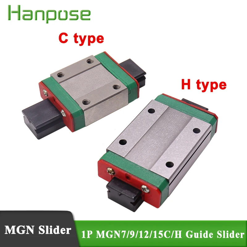 1 шт. MGN7C MGN9C MGN9H MGN12H MGN15C линейный слайдер миниатюрный направляющий блок каретки 3D