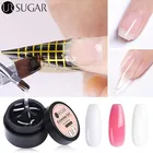 UR SUGAR 715 мл гель для наращивания ногтей лак для ногтей розовый, белый, прозрачный отмачиваемый УФ-Гель-лак для наращивания ногтей