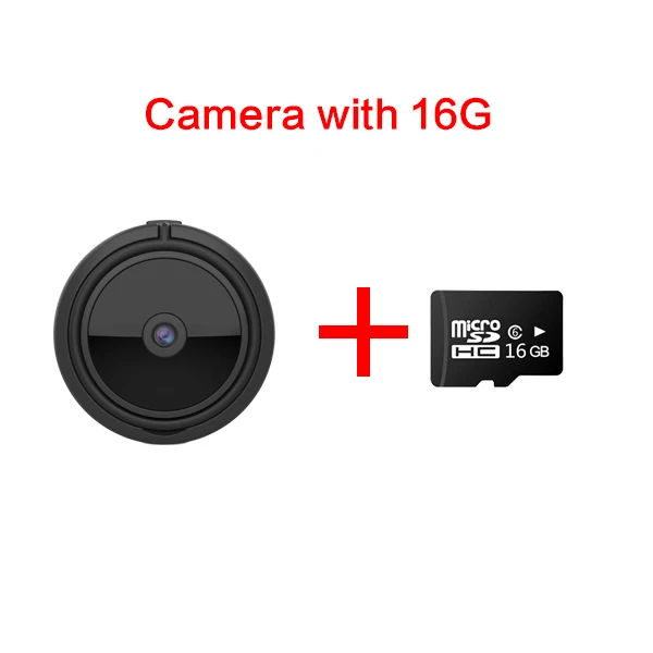 Мини Full HD 1080P беспроводная Wi-Fi домашняя камера безопасности с дистанционным управлением, микро камера для спорта, DVR DV, обнаружение движения, маленькая камера P2P IP/ - Цвет: camera with 16G