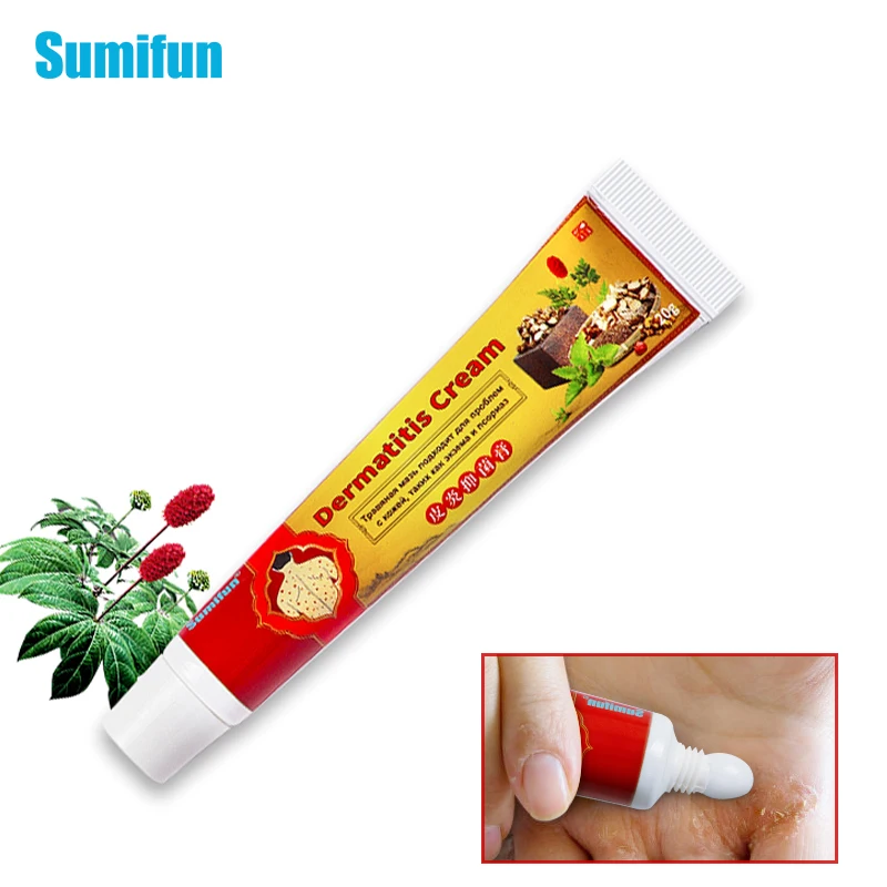Sumifun по уходу за кожей 1 шт. псориаз крем анти-зуд Антибактериальная мазь дерматит