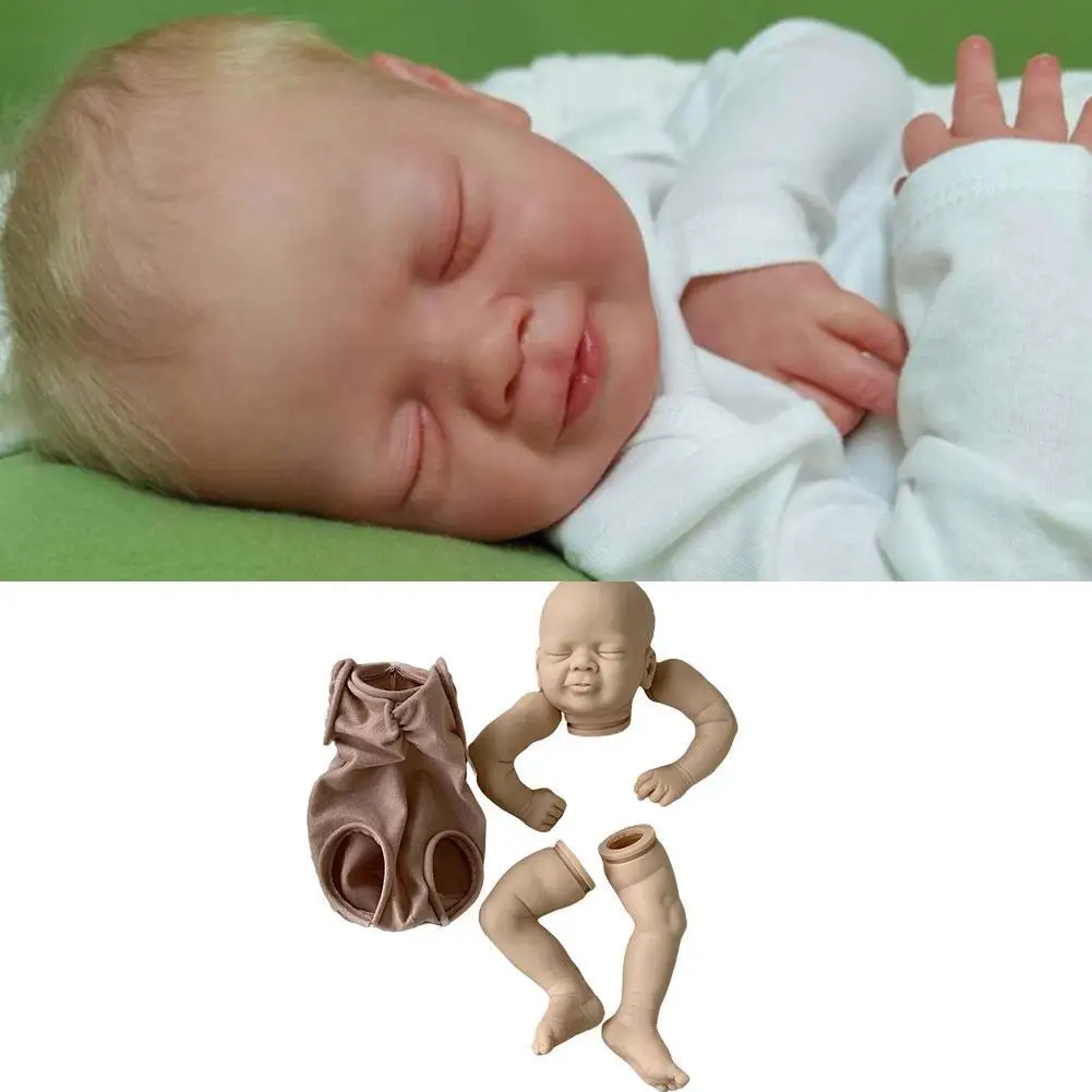 

20 Inch Reborn Doll Kit Vito Lifelike Newborn Size Unfinished Doll Parts Gift For Girl