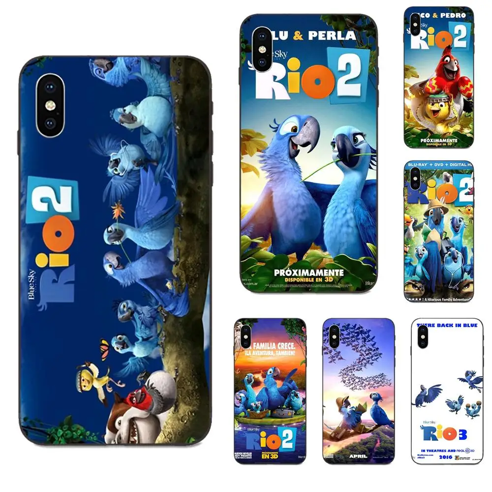 Мягкий чехол для мобильного телефона Pelicula Rio 2 Xiaomi Mi Mix Max Note 2S 3 5X 6 6X 8 9T SE A1 A2 A3 CC9e Lite