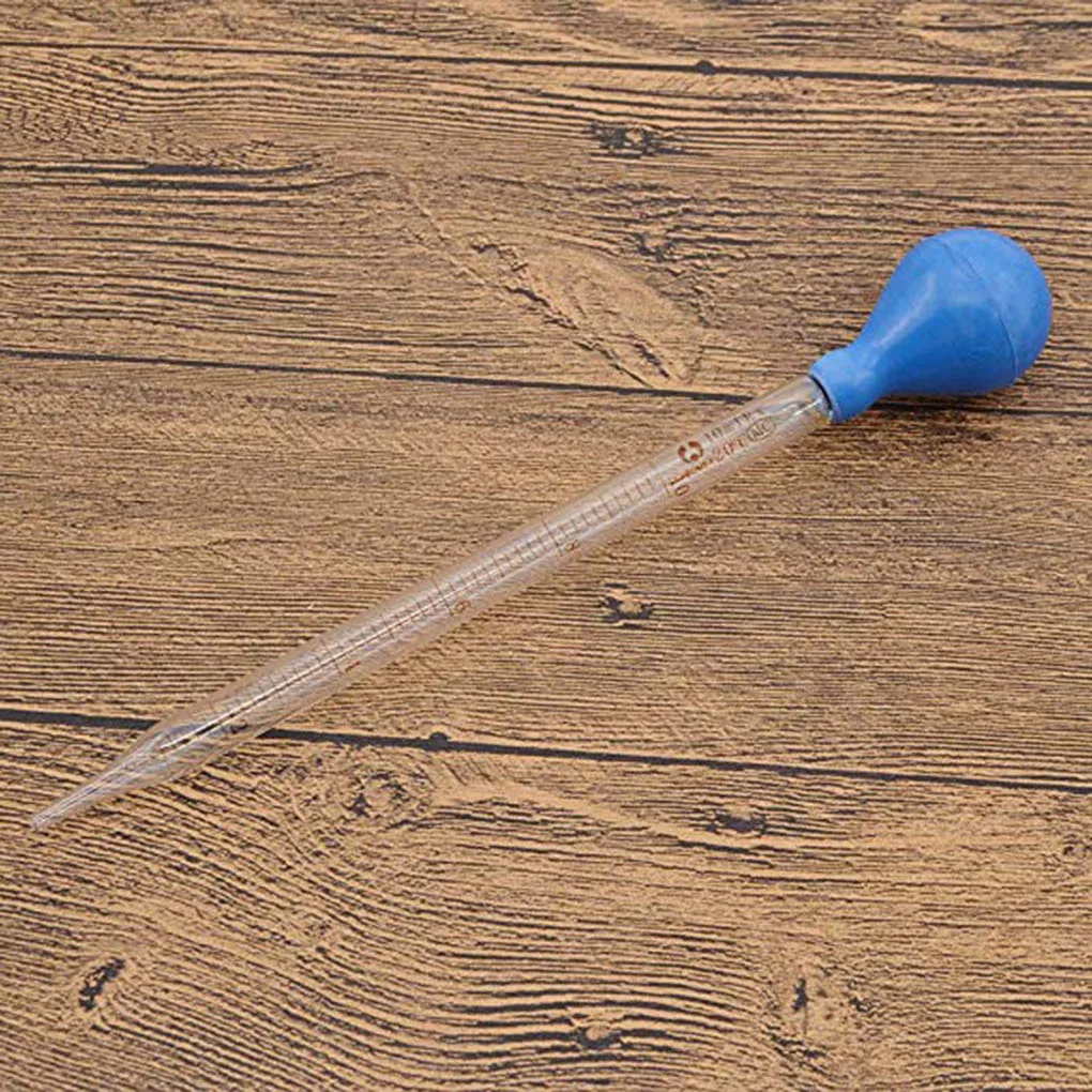 

1Pc Rubber Head Glass Graduated Pipettes Dropper Fluid Liquid Dropper Scale Line Lab Chemistry Equipments