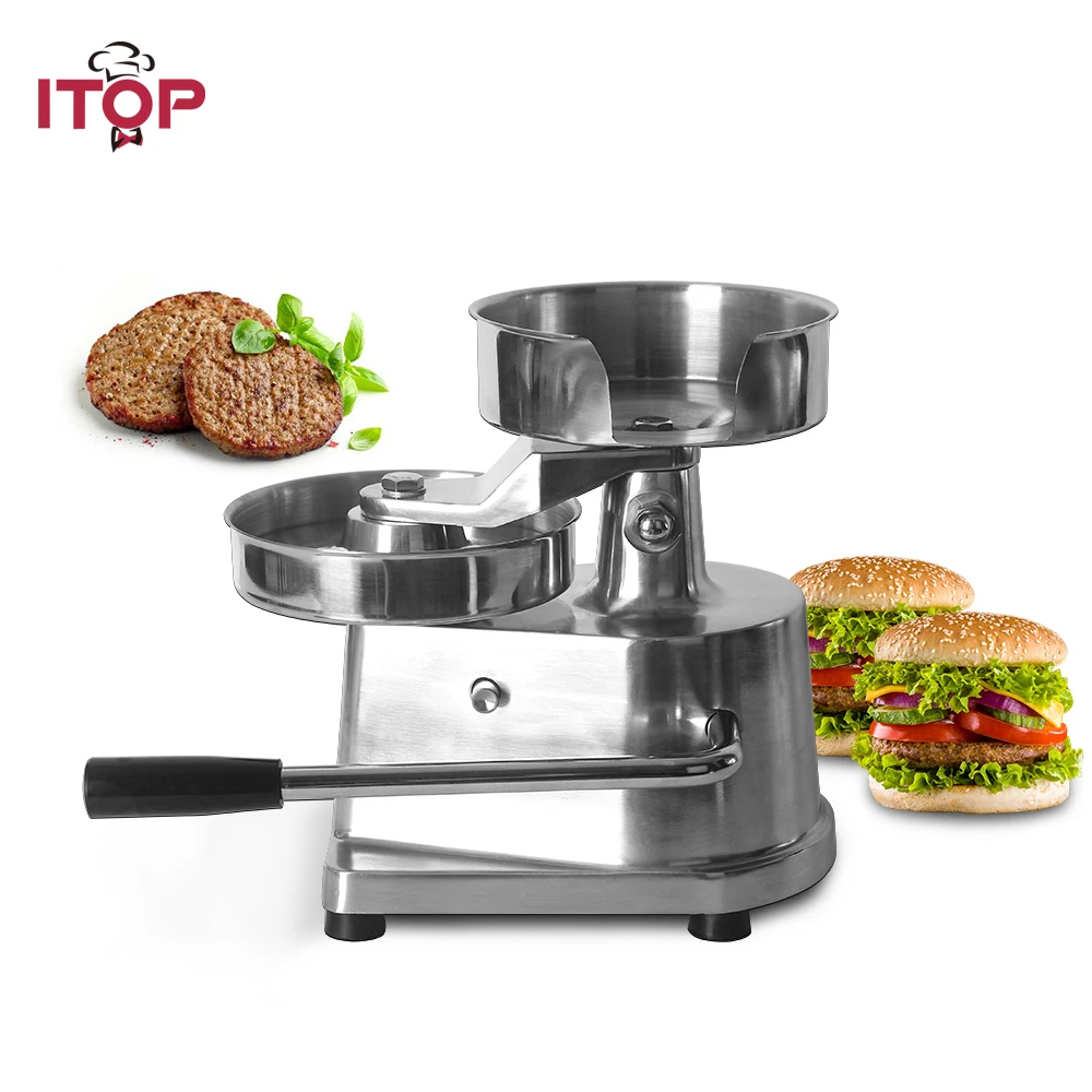 Ручная машина для гамбургеров ITOP 100 150 мм пресс формирования из алюминиевого