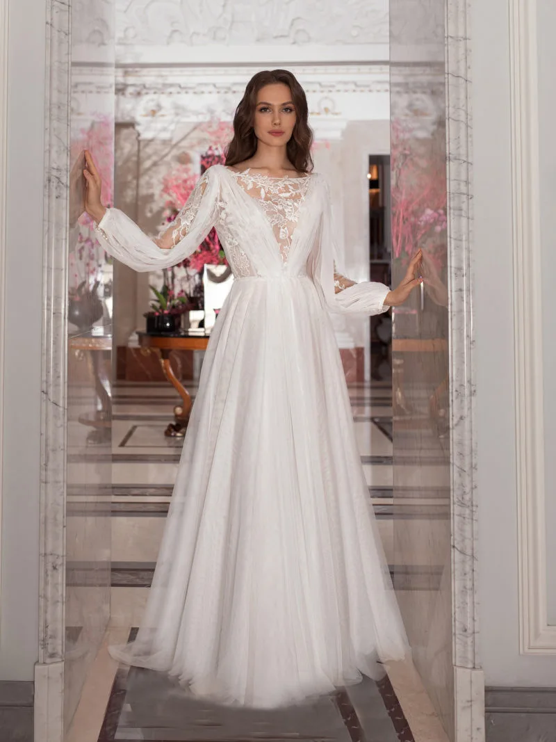 

BAZIIINGAAA Luxury Party Elegant Woman Feather Evening Dress Long Sleeve Pearl Mermaid 2021 Gown Dresses Formal Partie Prom