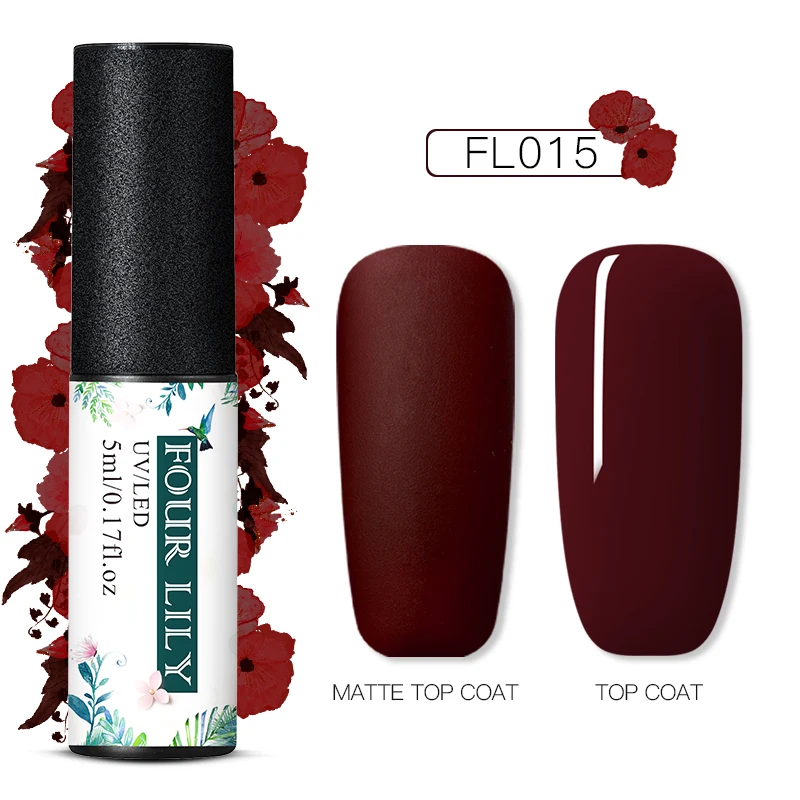 PS06786 Четыре Лили 60 Цвета Матовый УФ-гель для ногтей 5 мл Pure Nail Цвет матовый лаки для ногтей био-Гели Soak Off Гель лак для ногтей Лаки маникюрный лак - Цвет: PS06786