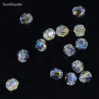 Разделители из австрийского хрусталя для бижутерии, острые стеклянные разделители для граней, принадлежности для изготовления ювелирных изделий размером 4 мм, 100 шт.