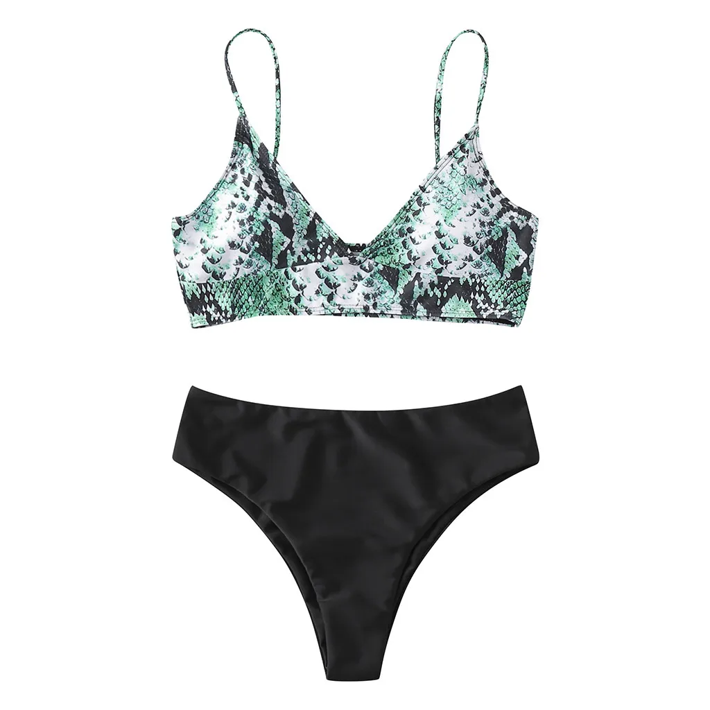 

Sexy Bikini Set Women High Waist Swimuit Push Up Bikinis Bathing Suit Beach Two Piece Swimwear Retro Beachewear biquini