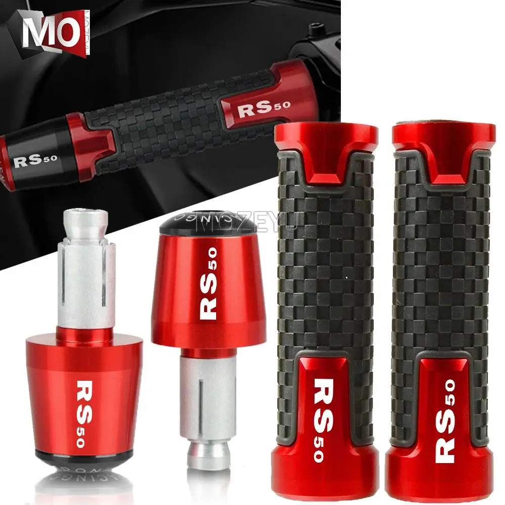 

For APRILIA RS50 RS 50 2005 2000 2001 2002 2003 2004 2005 1999 7/8'' 22mm CNC Motorcycle Handle bar grips handlebar grip end Cap