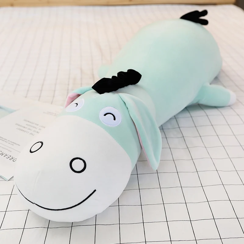 Большая милая игрушка Ослик мягкая подушка плюшевая Зверюшка плюшевые игрушки