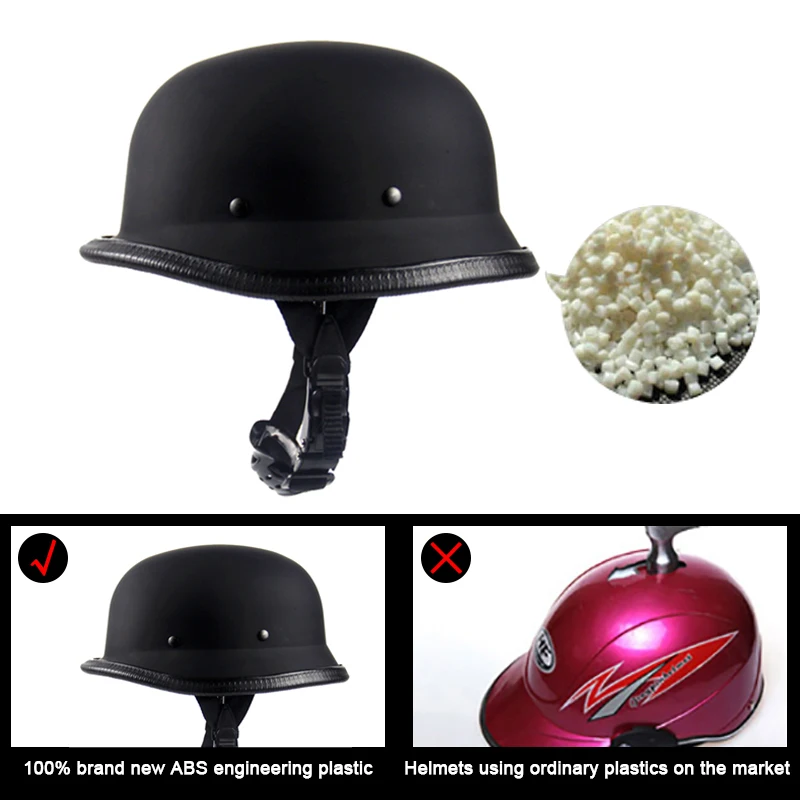 Летний мотоциклетный винтажный полушлем шлем для взрослых байкеров круизеров