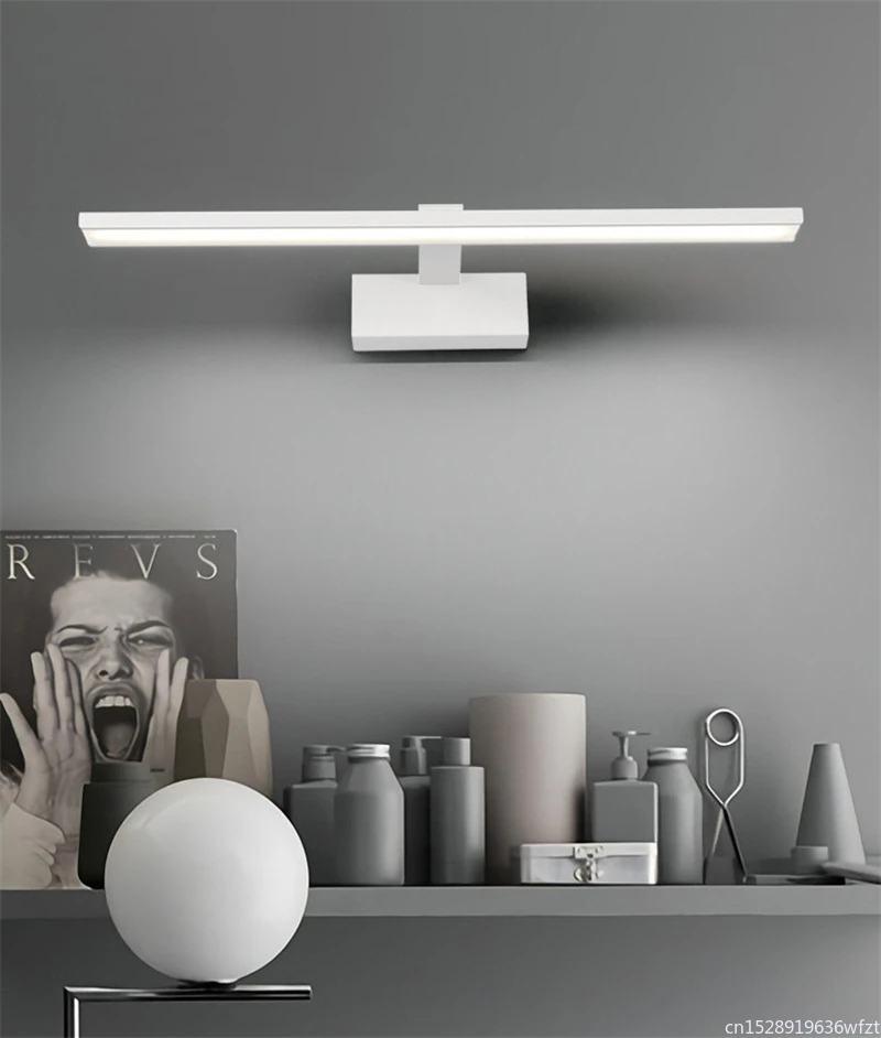 Скандинавская ванная светодиодная настенная лампа зеркальный светильник s