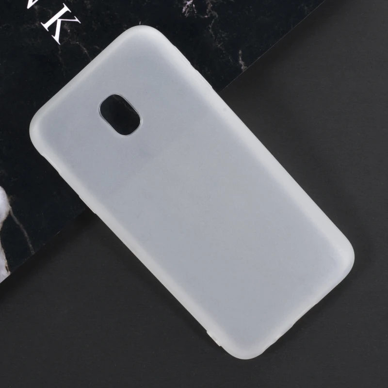 White Soft Silicone Чехол для телефона из искусственной кожи с текстурой под дерево для samsung Galaxy J3 J330F, чехол-книжка с откидной крышкой, деловой чехол-кошелек, Мягкая силиконовая задняя крышка - Цвет: White Soft Silicone
