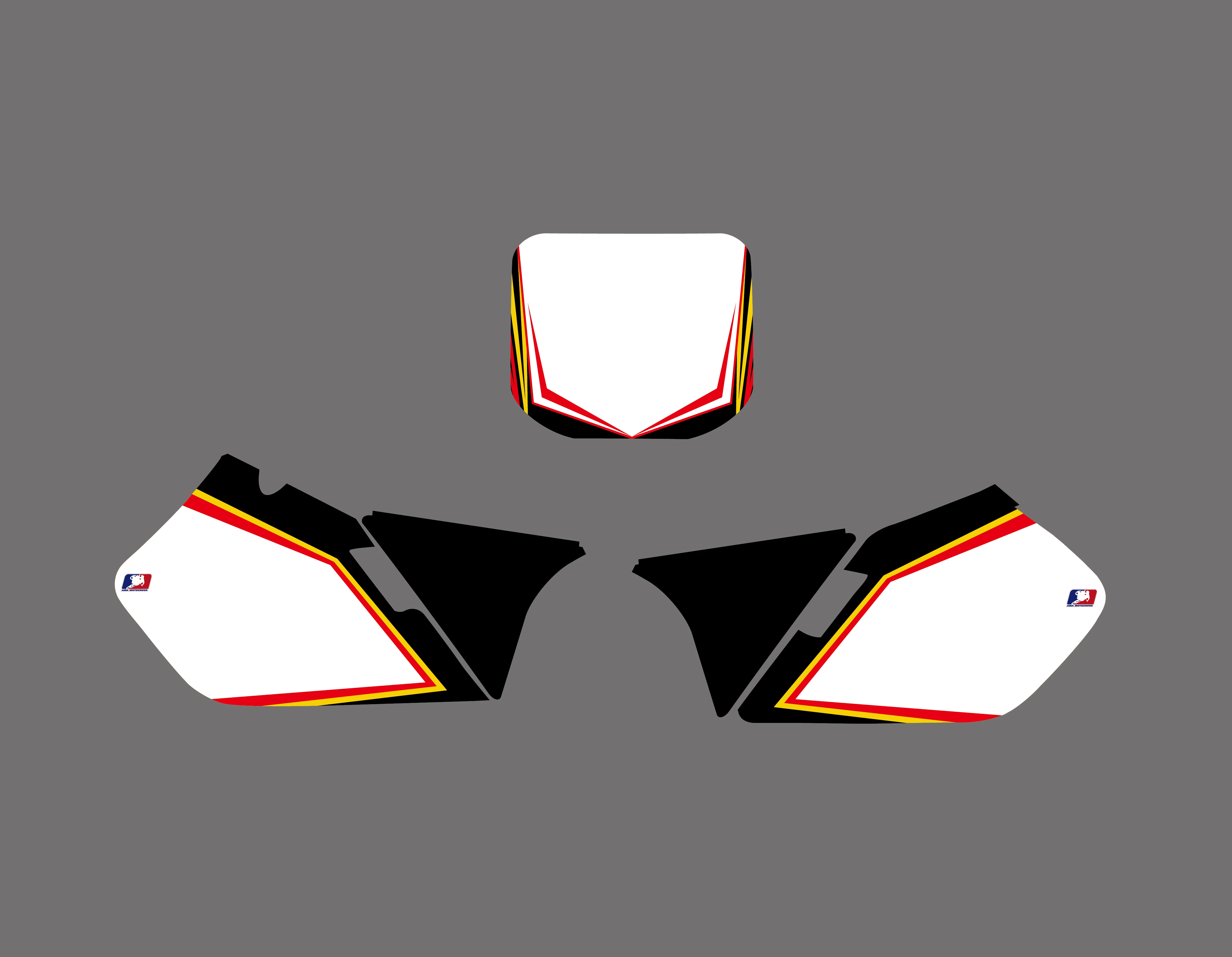 Мотоциклетный новый стиль КОМАНДА ГРАФИКА фон наклейка комплект для Suzuki RM125 RM250 RM