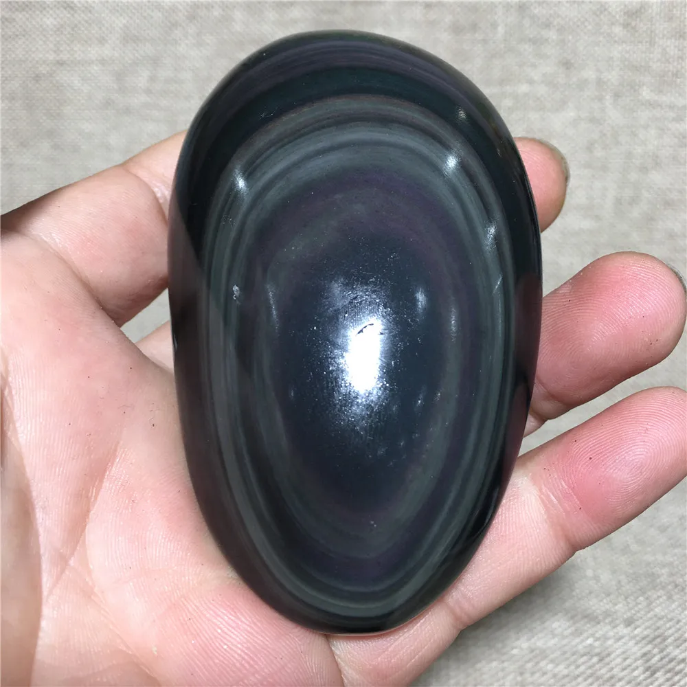 

Natural Rainbow Obsidian Quartz Crystal Collection Gift Home Furnishing Articles Reiki Healing Mineral Spcimen Palm