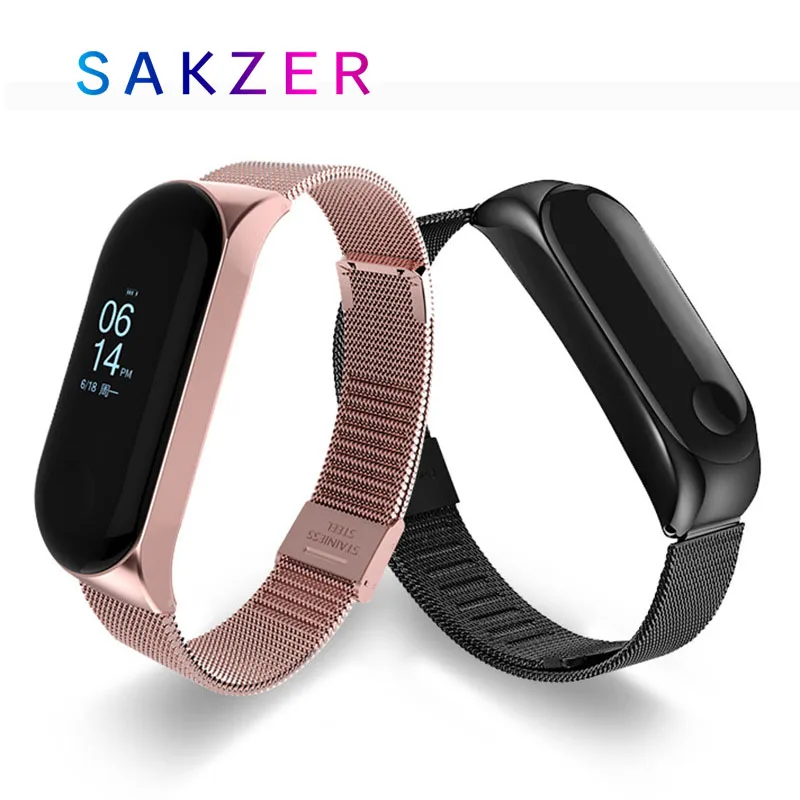 Смарт браслет металлический сменный ремешок для браслет millet 3 mi band 3 браслет mi lan хорошая застежка-молния