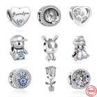 Бусины-шармы для браслета, из серебра 925 пробы