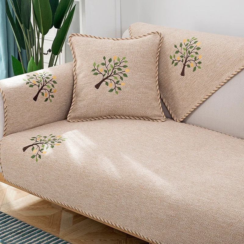 

Хлопковое и льняное покрытие для дивана, одноцветные Чехлы для дивана, чехлы для дивана, чехлы для гостиной, угловые диванные полотенца, див...