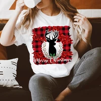 blessed mimimama christmas truck print graphic tees women 2022 summer mothers day gift female t shirt love mom tumblr clothes