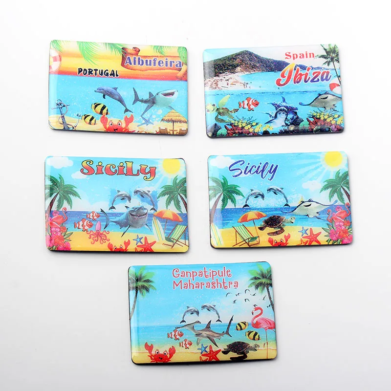 3D магнит на холодильник сувенир домашний декор Португалия Испания Италия Индия