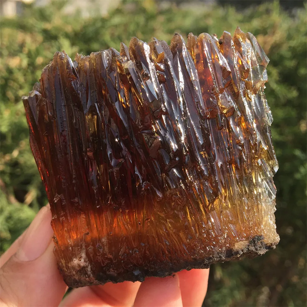 Натуральный Желтый Янтарный кальцит необработанный камень Хрустальный