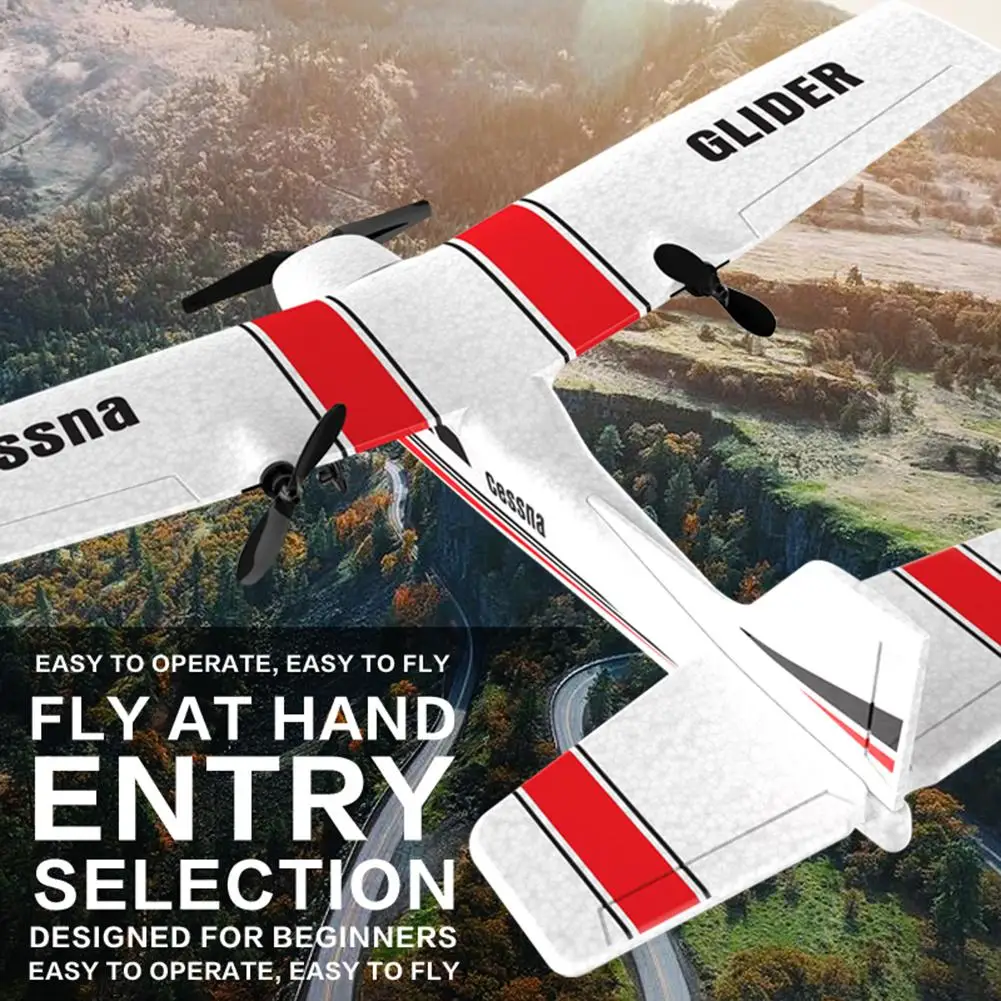 Новый 2 4 Ghz RC Самолет игрушки RTF Epp пена БПЛА с дистанционным управлением планер