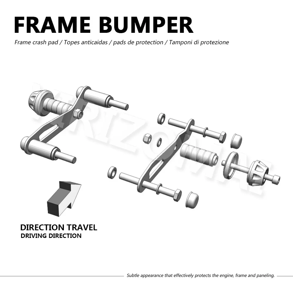 Защита от падения мотоцикла рама ползунок обтекатель защита ударов для BMW F850GS F750GS