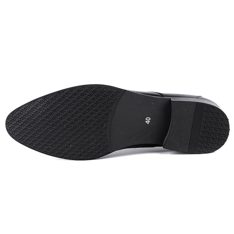 

New Classic Genuine Leather Man Formal Dress Party Shoes Pointed Toe Laces Handmade Flats Derby Men's Office Oxfords WF285