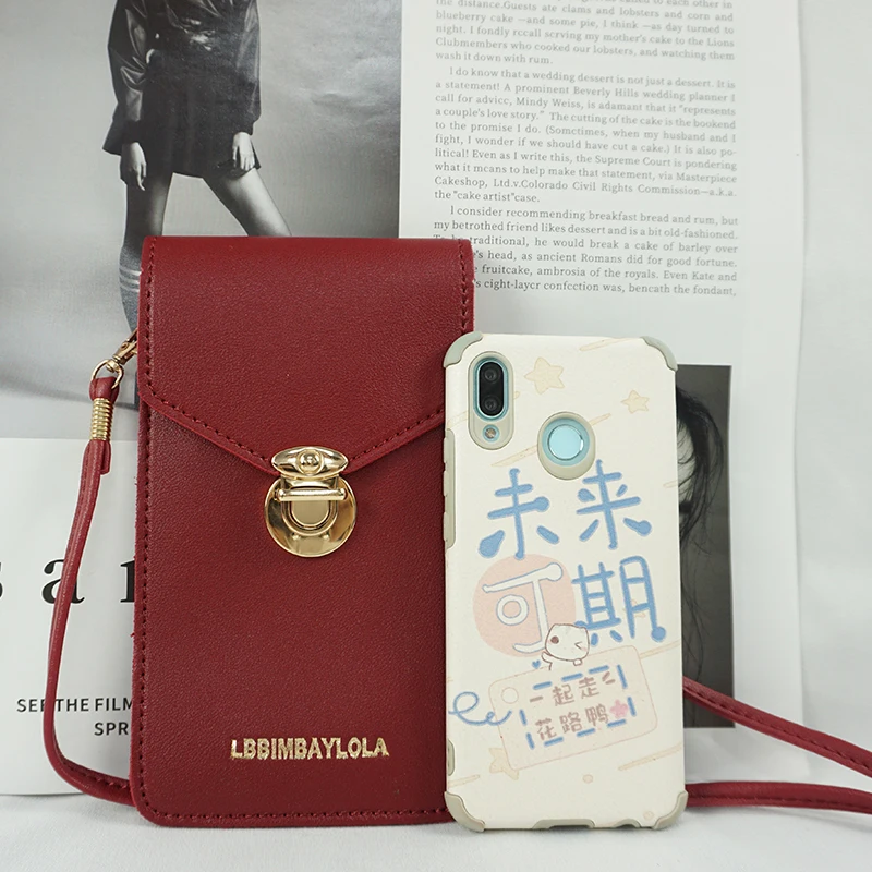 

New Fashion Passport wallets Bag Wallet Female Purse Soft PU Coin Purse Card Holder Money Vintage Women Shoulder Crossbody Bags