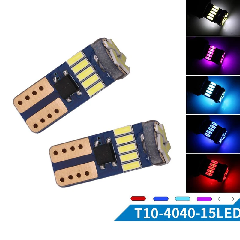 10x автомобиля 4014 14 SMD светильник T10 W5W 194 светодиодный s Canbus без ошибок авто